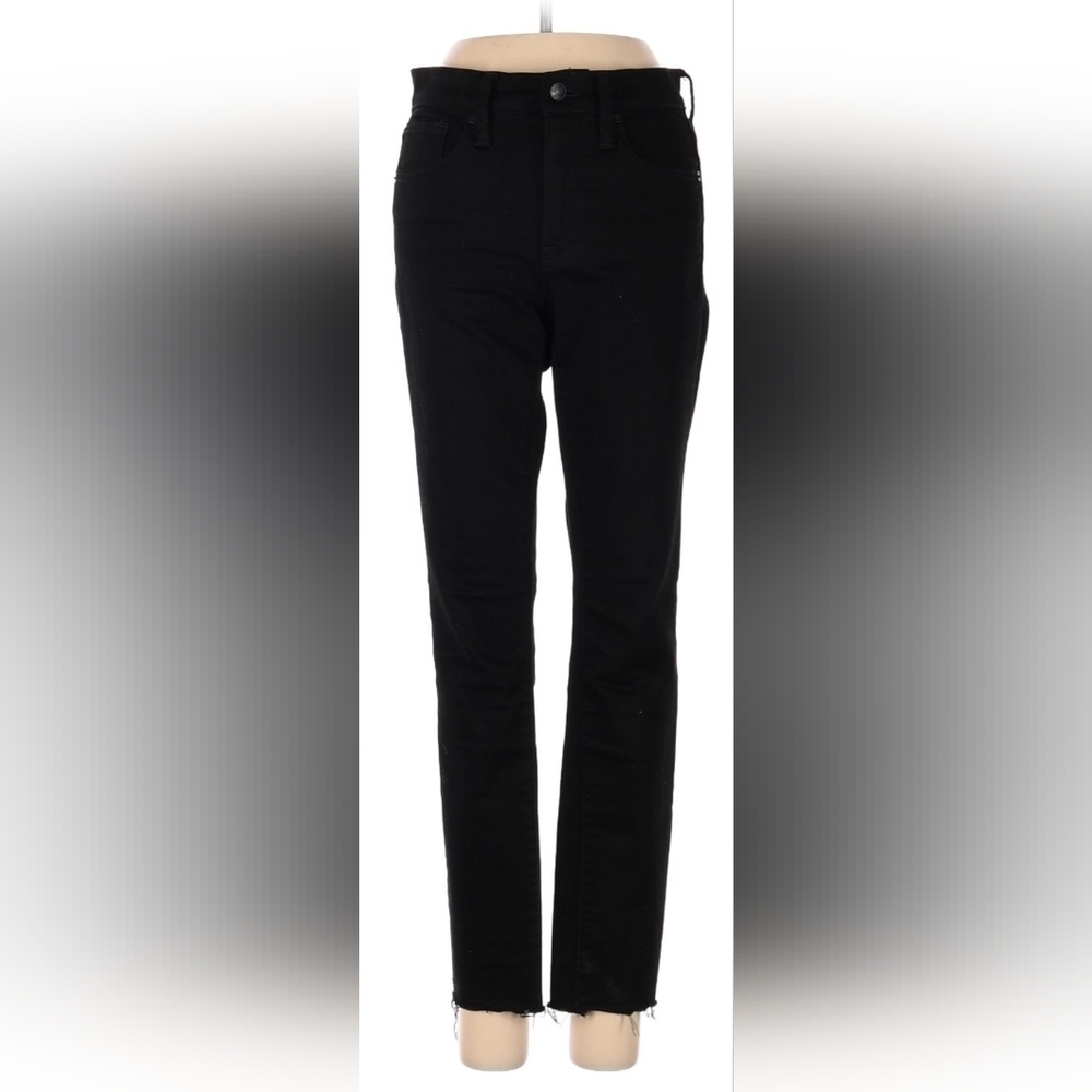 MADEWELL Size 13 Black Denim  HIGH-RISE SKINNY Jeans Women’s